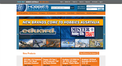 Desktop Screenshot of hobbiesaustralia.com.au